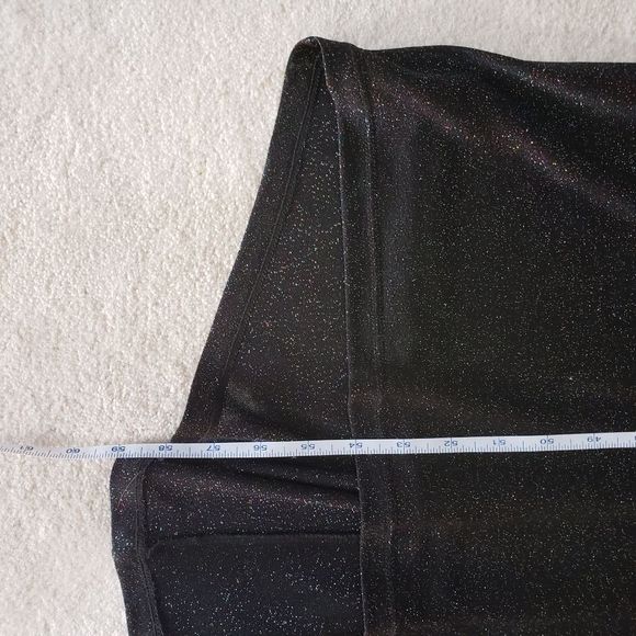 BCBG MaxAzria XSmall Black Metallic Sleeveless Halter Maxi Dress - Picture 7 of 8